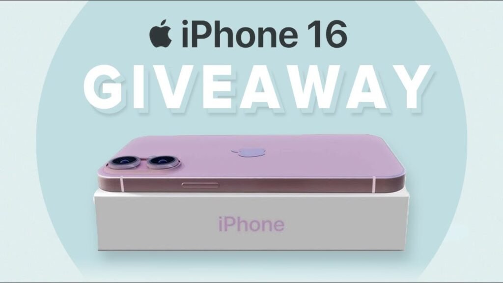 Apple iPhone 16 Giveaway