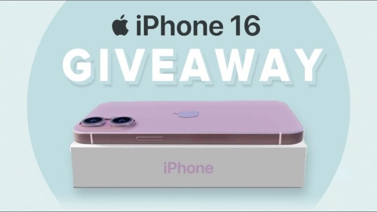Apple iPhone 16 Giveaway